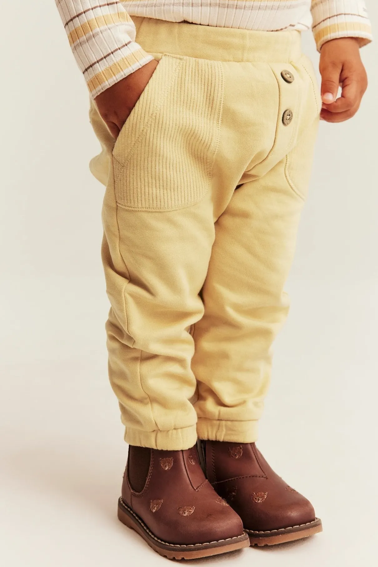 Baby yellow joggers
