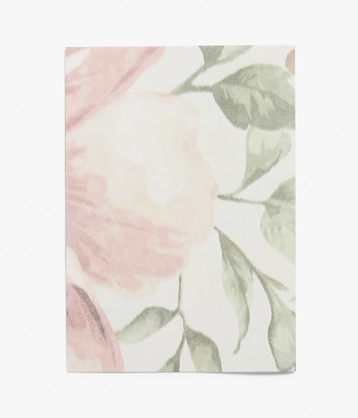 Flower Garden Mural beige wallpaper sample