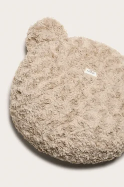 Fluffy teddy bear pillow