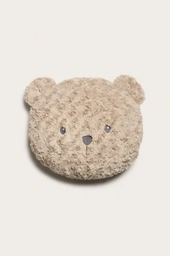 Fluffy teddy bear pillow