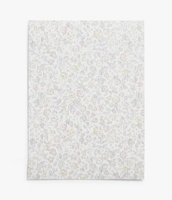 Forest Friends white wallpaper sample