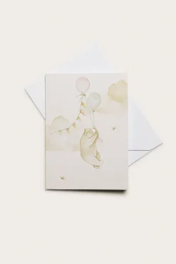 Gift card teddy bear & balloons