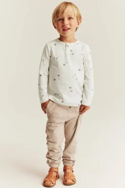 Kids & Baby long sleeve waffle t-shirt