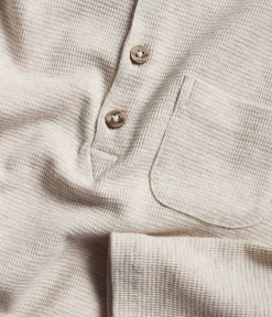 Kids beige waffle knit top