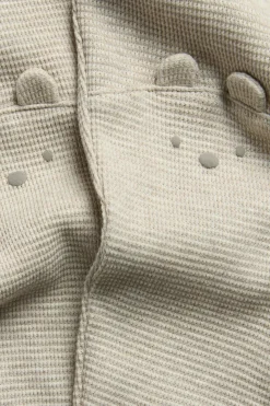 Kids beige waffle leggings