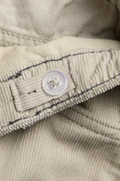 Kids´ beige woven conduroy trousers