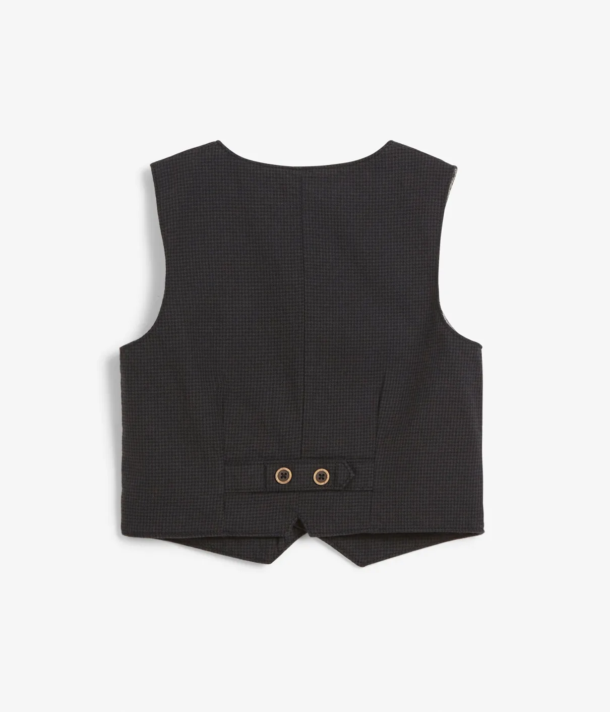 Kids black waistcoat