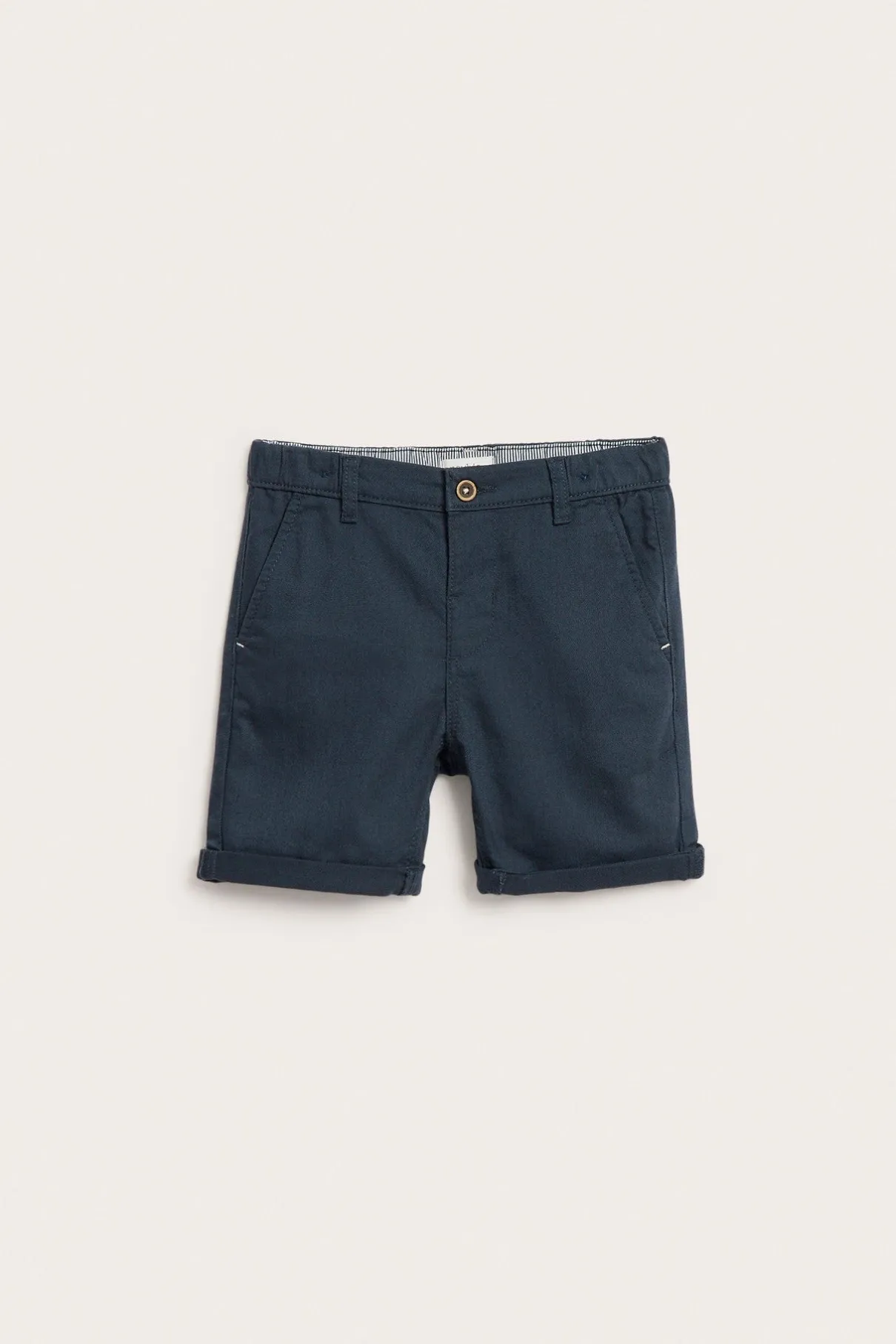 Kids blue shorts with pockets