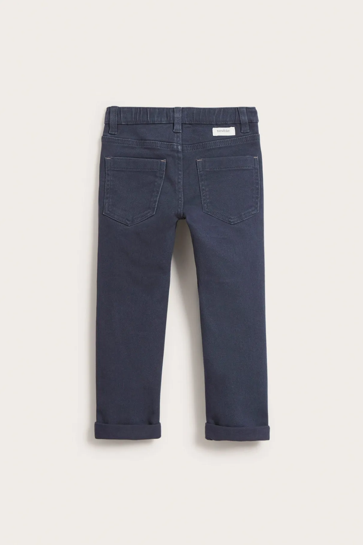 Kids blue woven twill trousers
