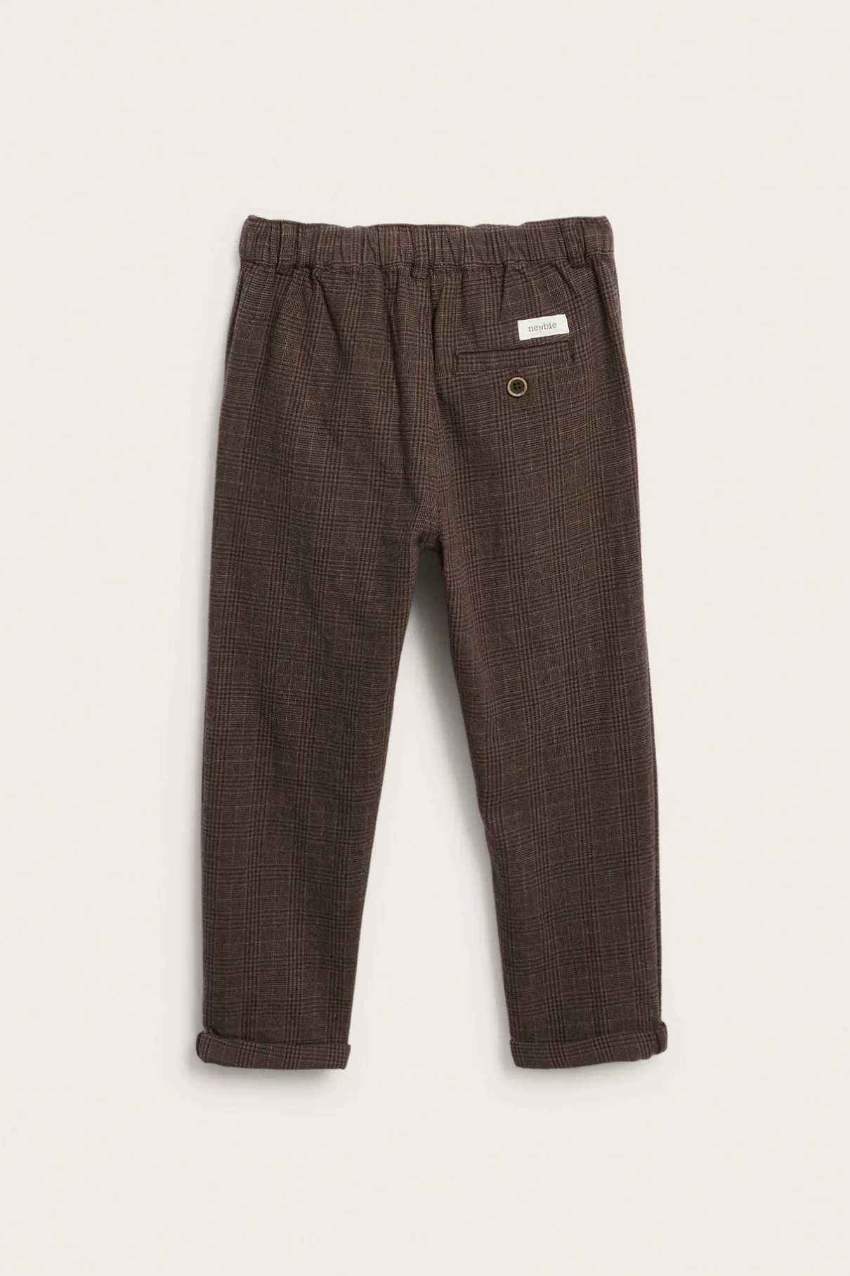 Kids brown twill trousers