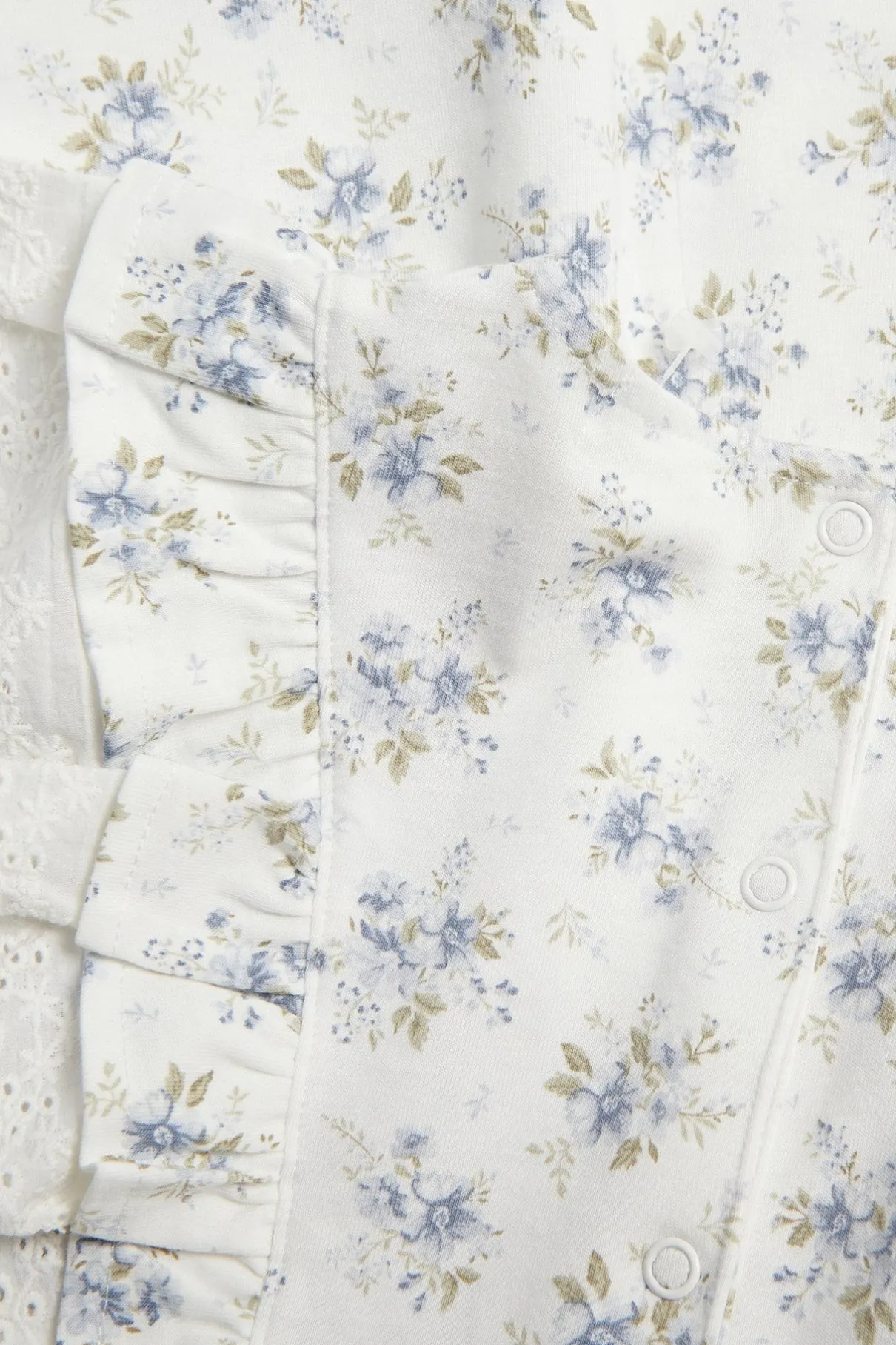 Kids floral dress with frill