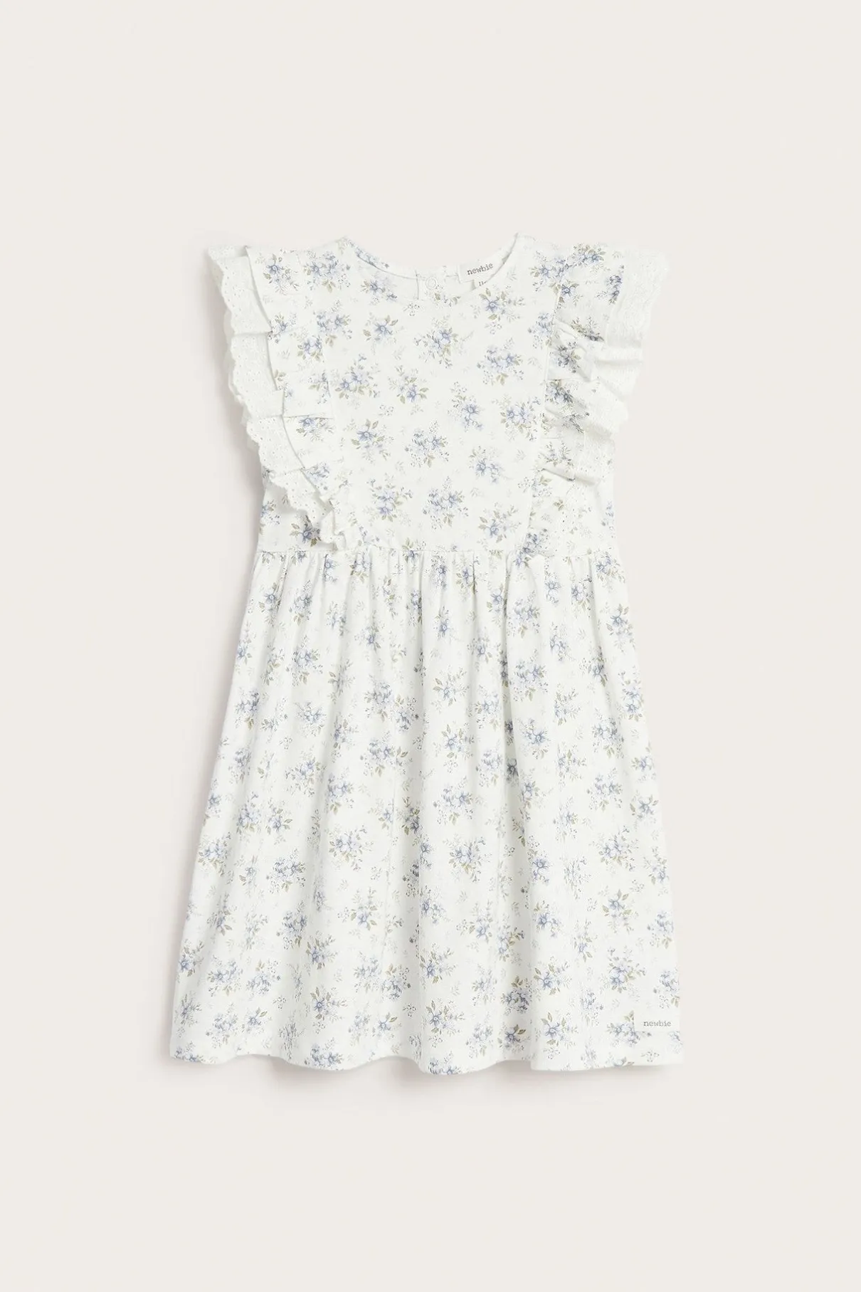 Kids floral dress with frill