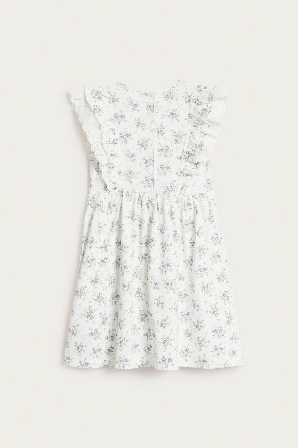 Kids floral dress with frill