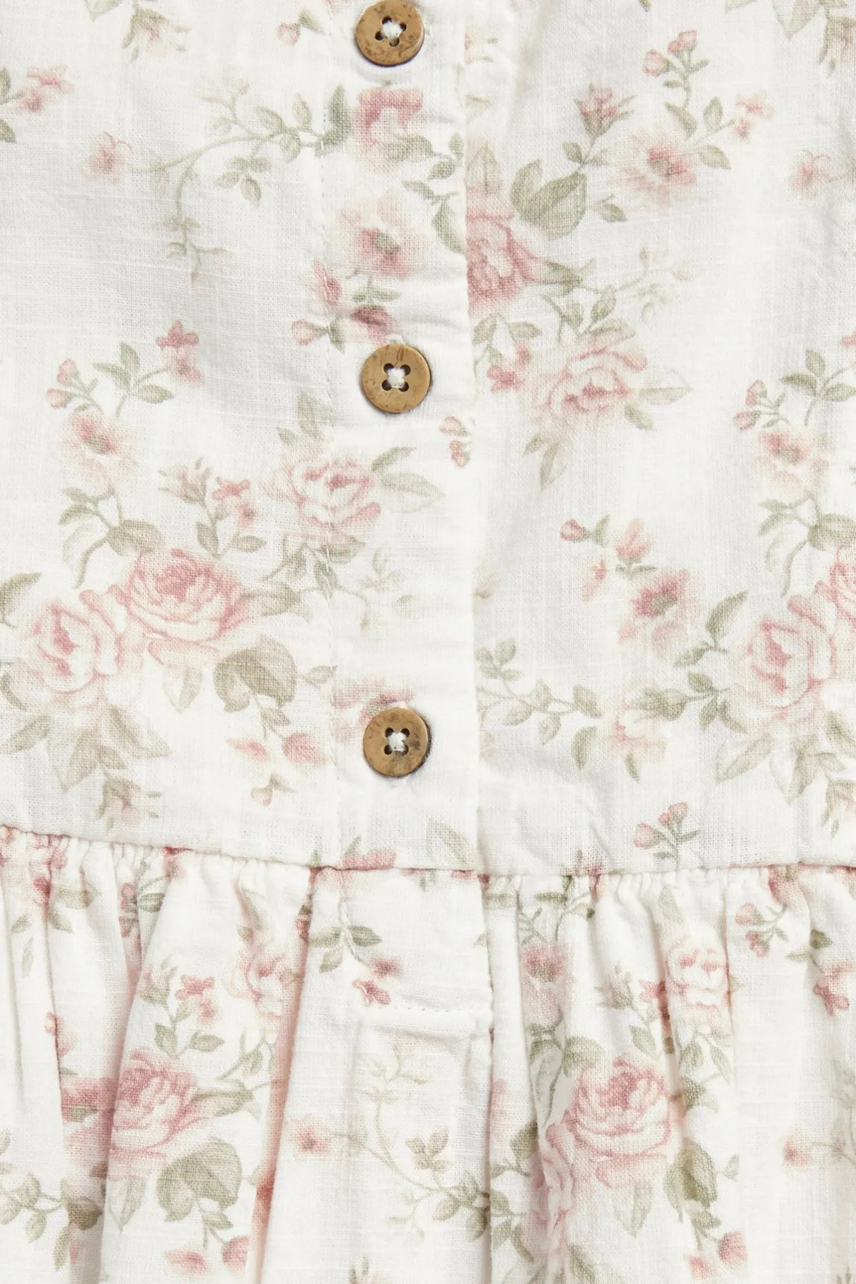 Kids floral dress with ruffles