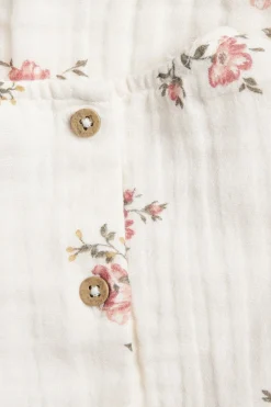 Kids floral muslin dress