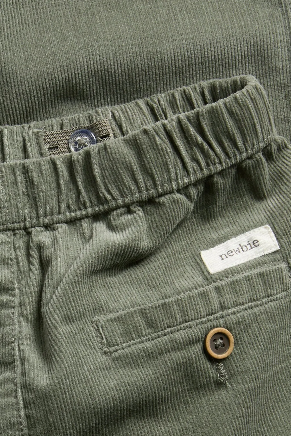 Kids green corduroy trousers