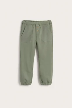 Kids' green joggers
