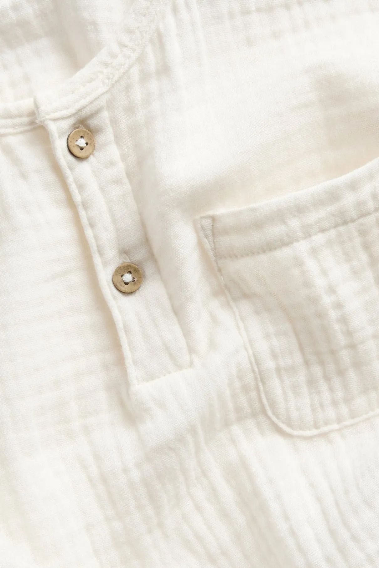 Kids long sleeve muslin top