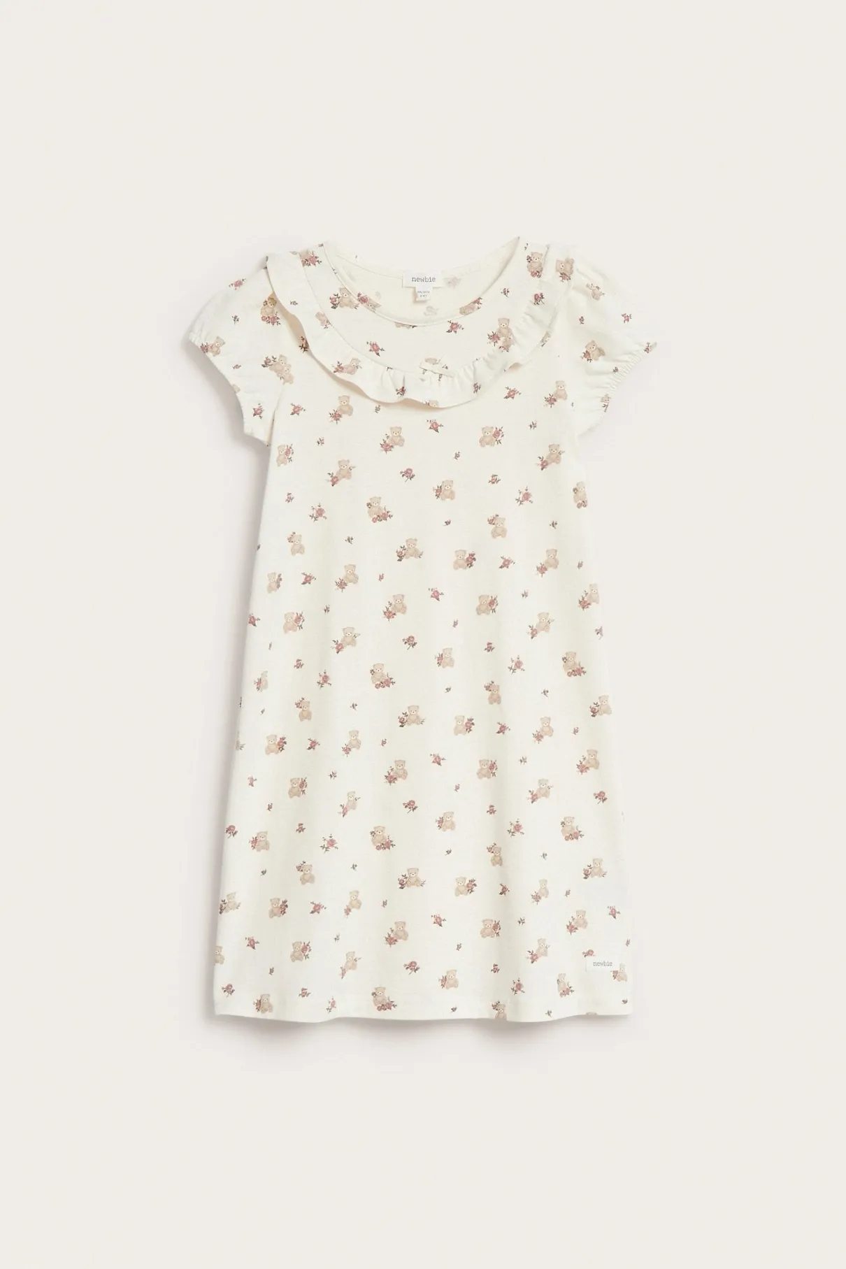 Kids short sleeve floral nightgown