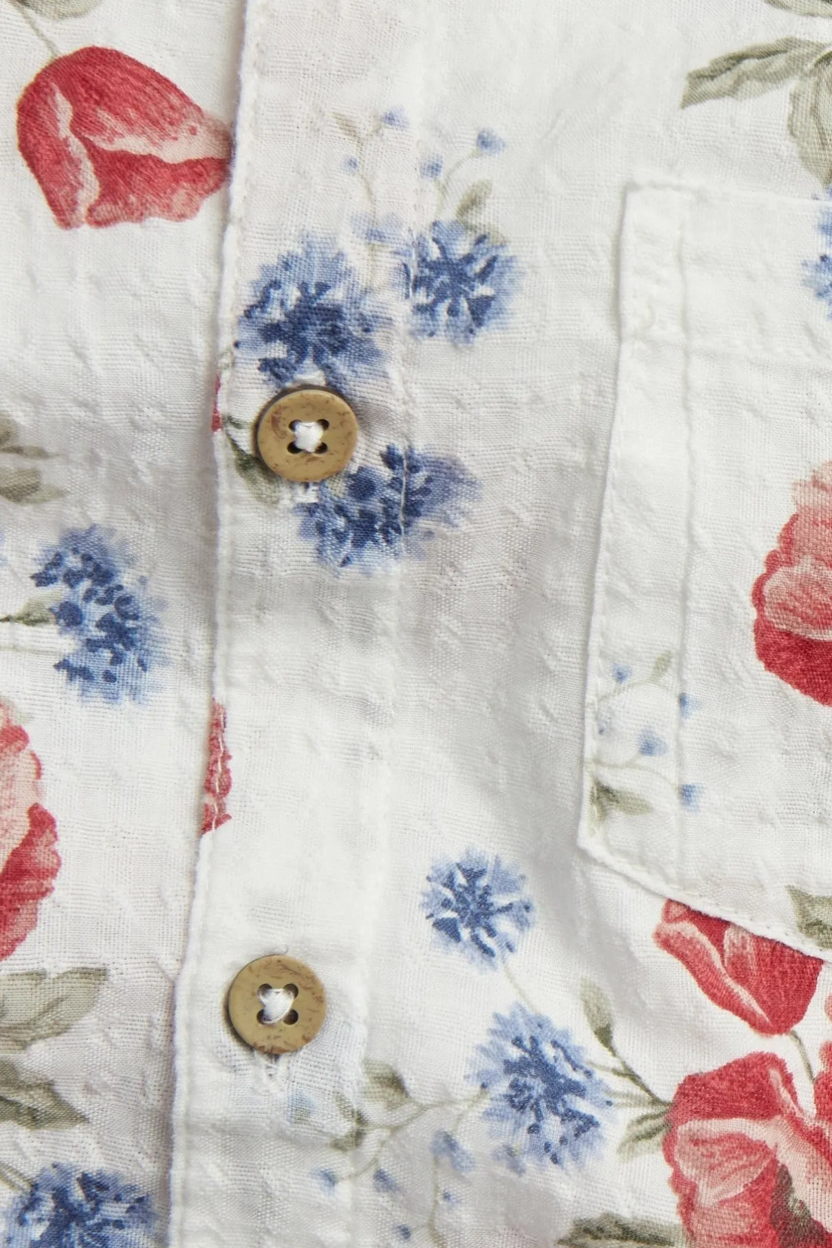 Kids short sleeve floral shirt