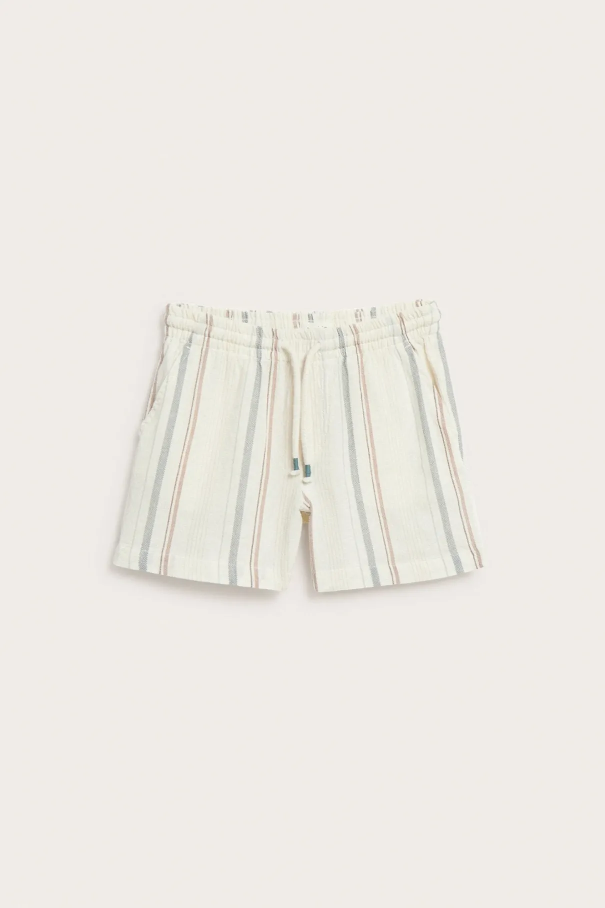 Kids striped woven shorts