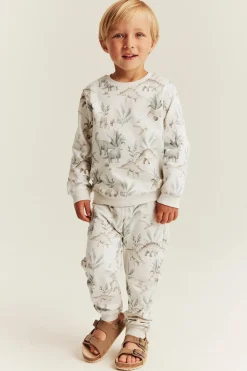 Kids sweatpants with dinosaurs