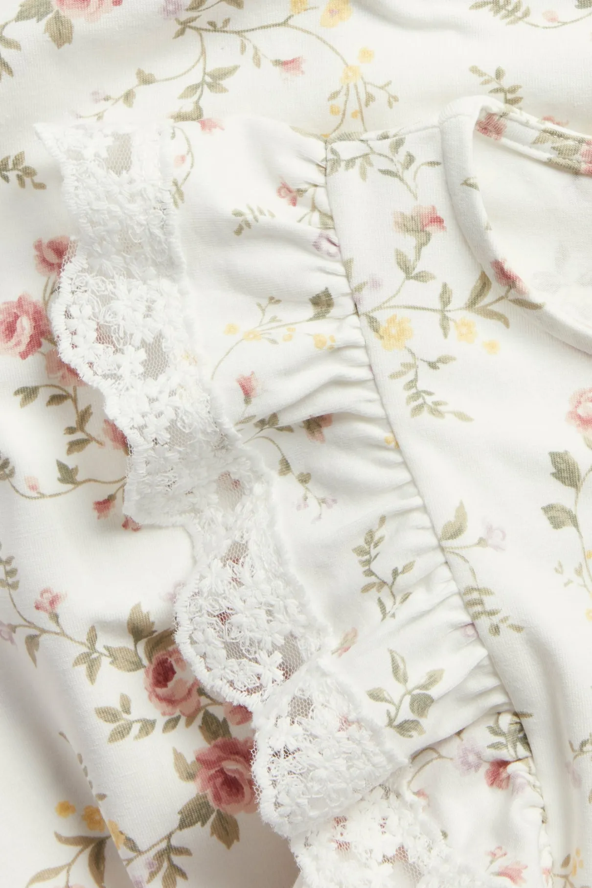 Kids white floral sleeveless dress