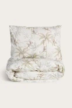 Kids' white Jungle Friends bedding set 140x200