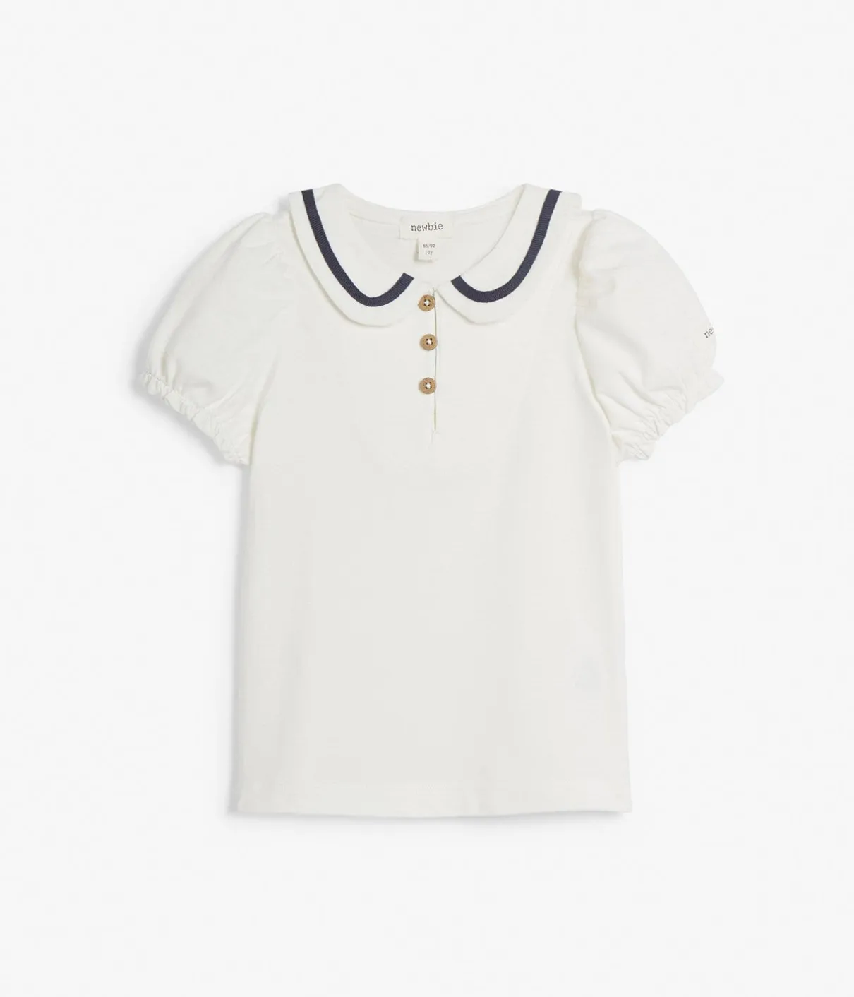 Kids white sailor top