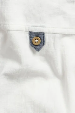 Kids white short-sleeved shirt