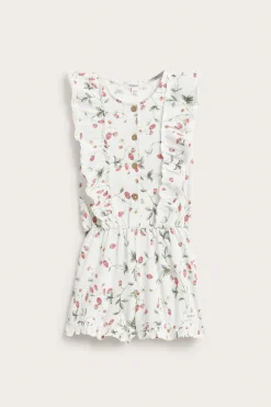 Kids wild strawberry jumpsuit