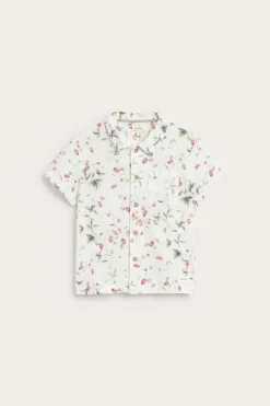 Kids wild strawberry print shirt
