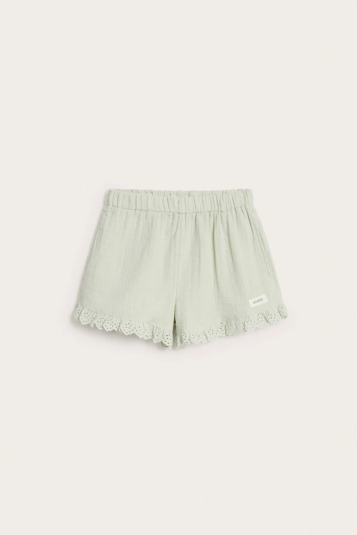 Kids woven shorts with frill