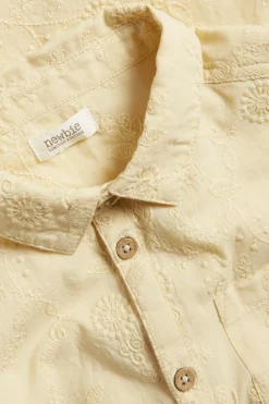 Kids' yellow short-sleeved shirt
