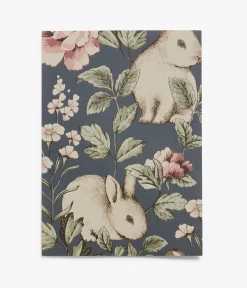 Magic Forest dark blue animal wallpaper sample