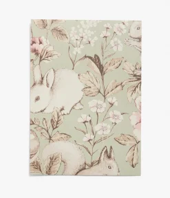 Magic Forest green animal wallpaper sample