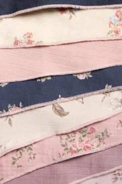 Multi floral patchwork pennant