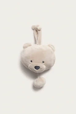 Teddy bear pull-string music box