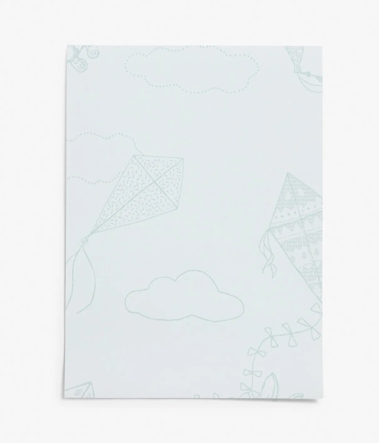 Up & Away blue wallpaper