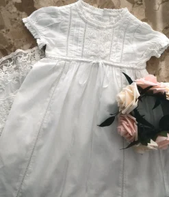 White lace Christening dress
