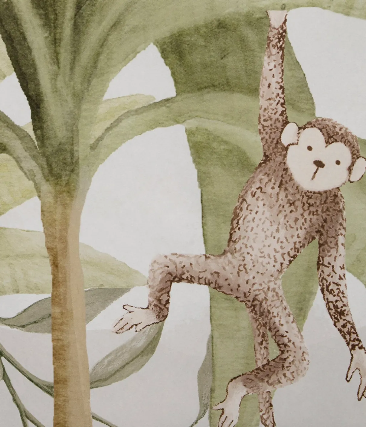 Wild Jungle Mural wallpaper