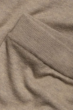 Womens beige knitted skirt