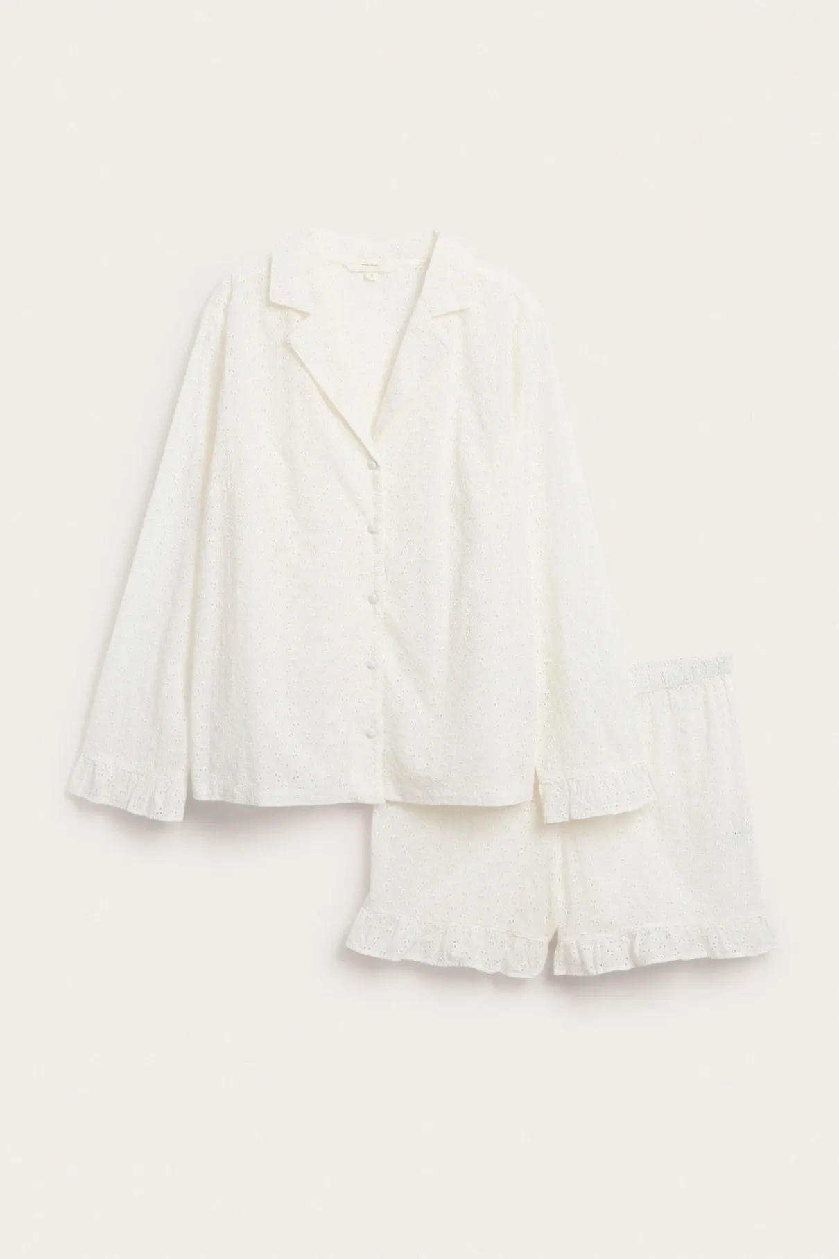 Women’s broderie anglaise pyjamas