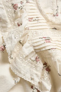 Women’s floral lace blouse