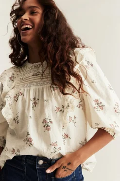 Women’s floral lace blouse