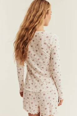 Women's floral pyjamas