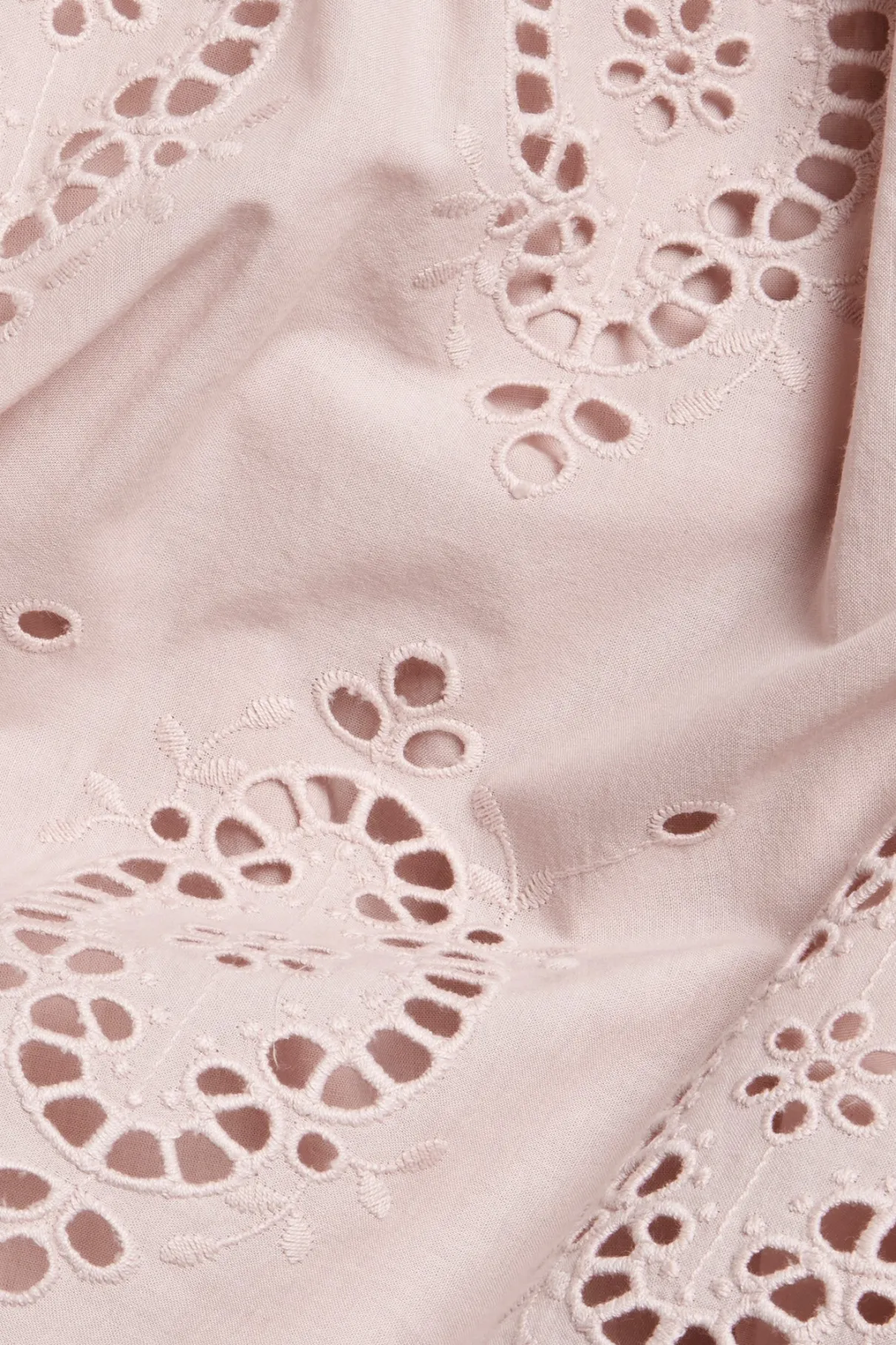 Women's pink embroidered skirt