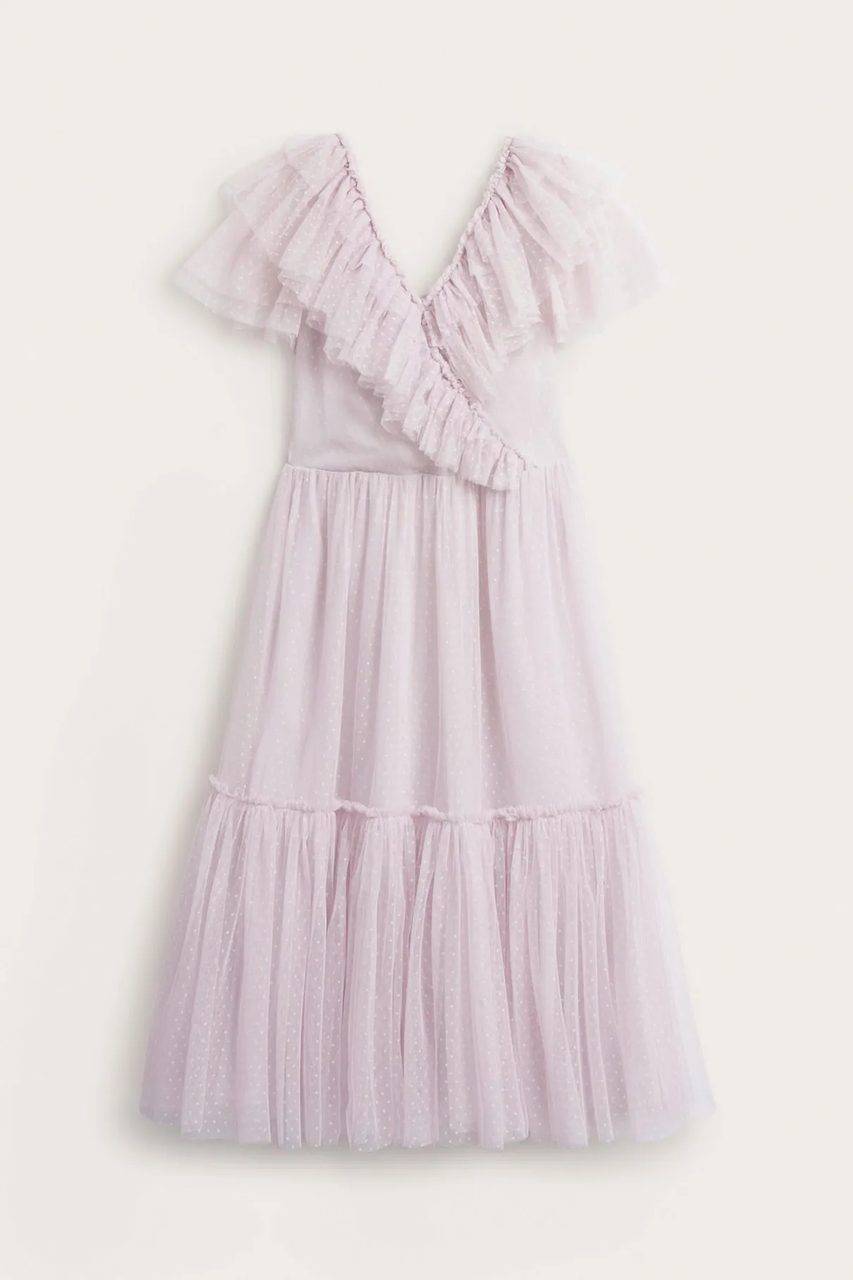 Women's pink mesh dress