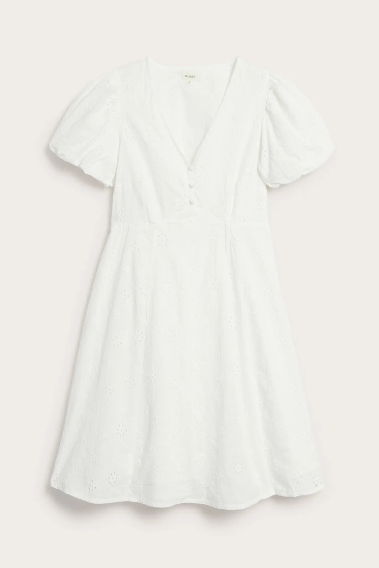 Women’s white dress with embroidery