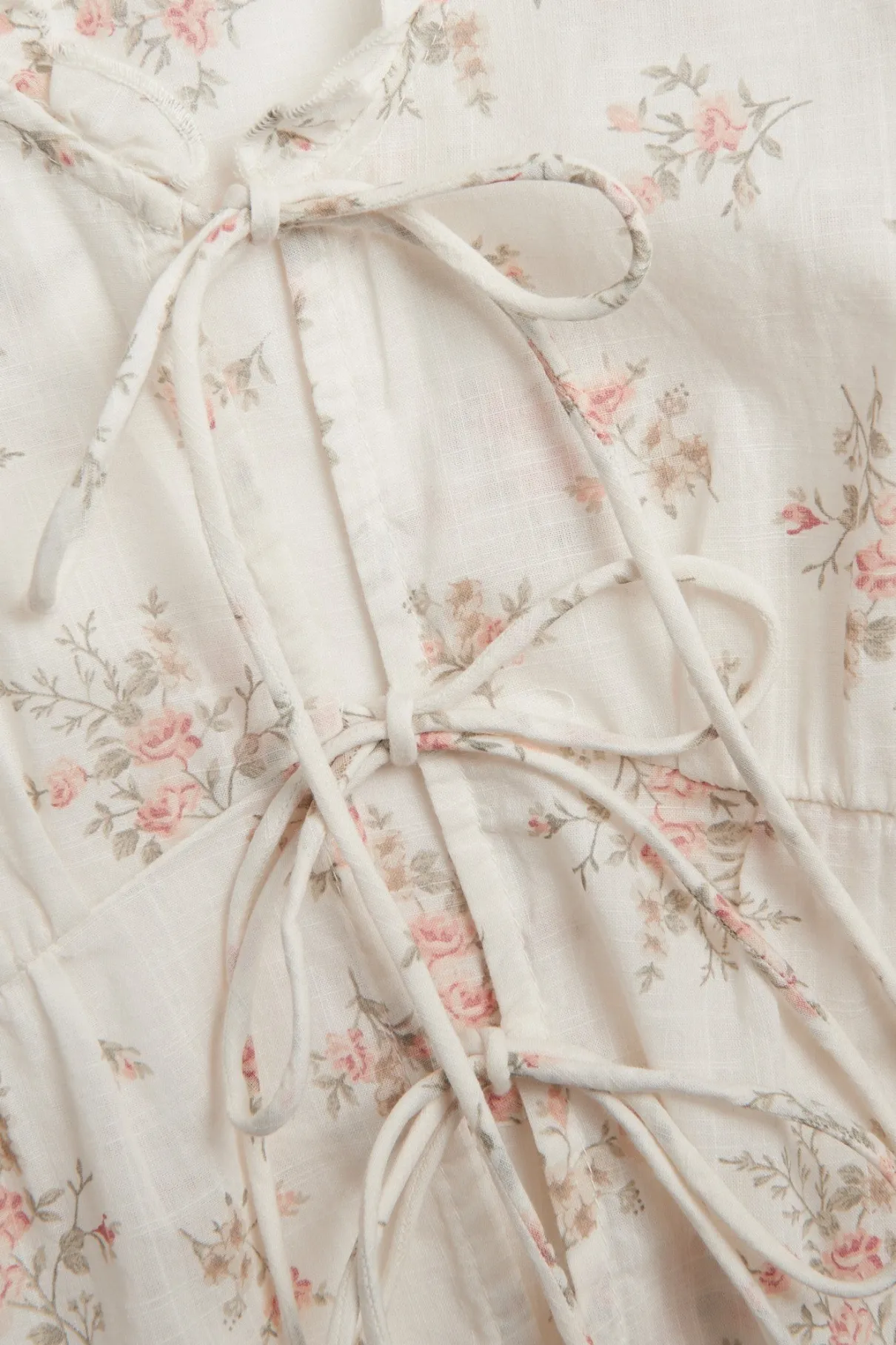 Women’s white floral blouse